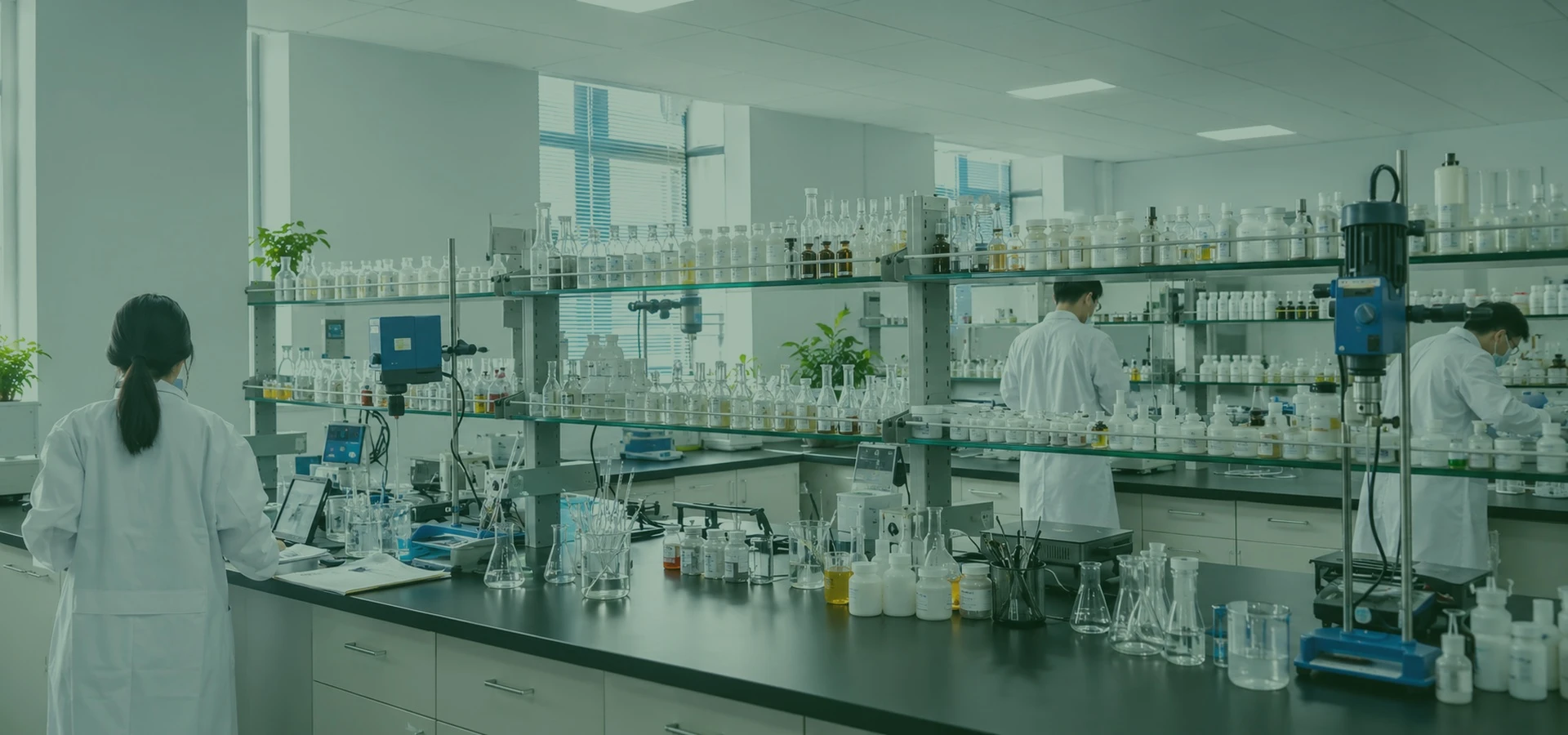 Cosmetic R&D laboratory developing custom hair and body care formulas for private label brands